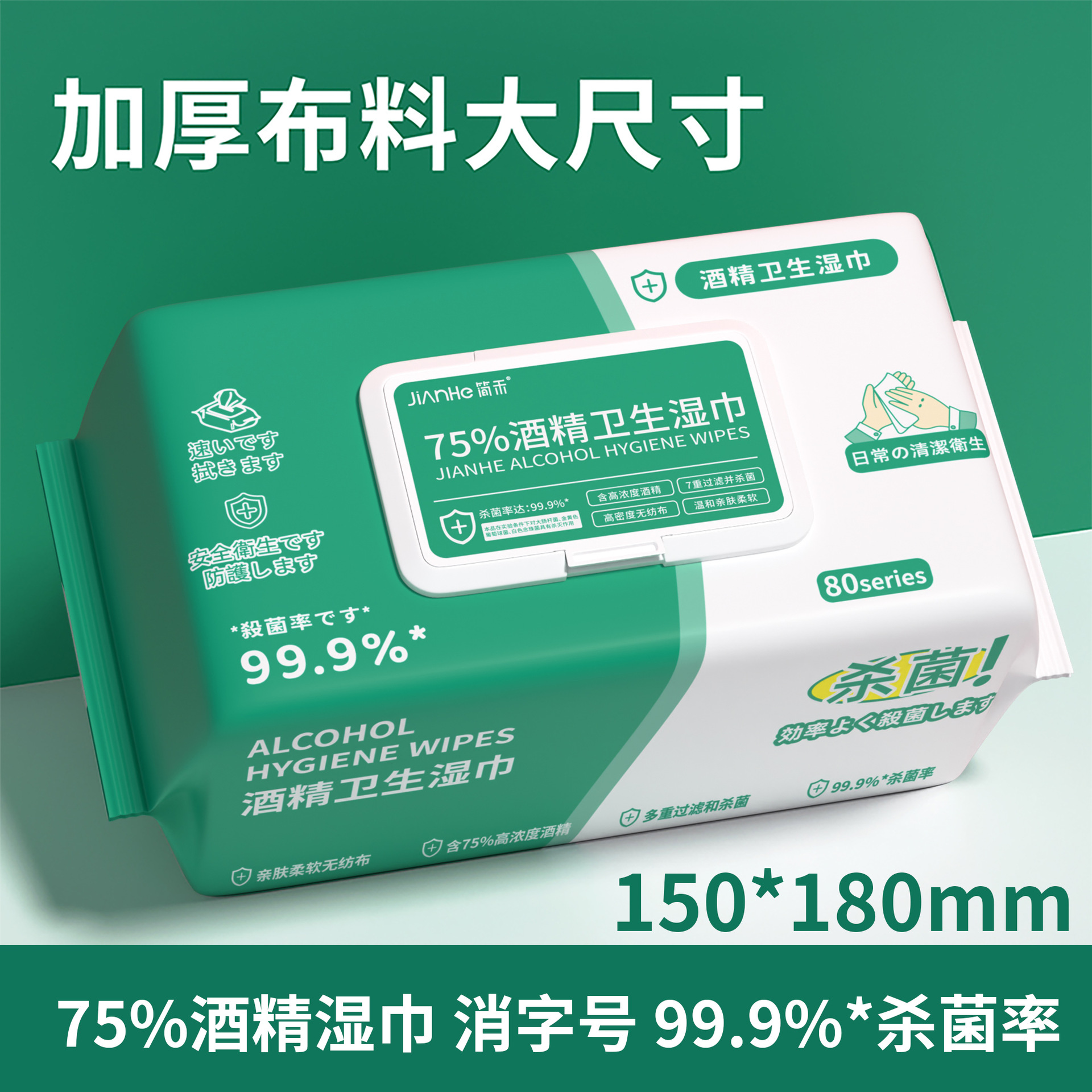 Thickened bag of alcohol wipes [can be ignited]