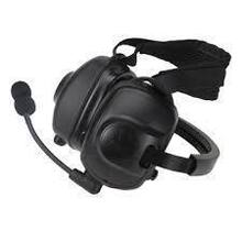 摩托罗拉PMLN8085重型头戴式耳机带消噪旋转臂麦克风适用对讲机