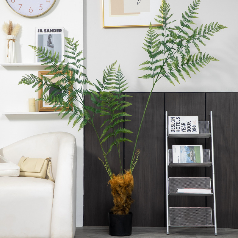 Planta artificial de lujo tipo “Ave del Paraíso”, diseño europeo de alta gama, ideal para decoración interior de sala u oficina