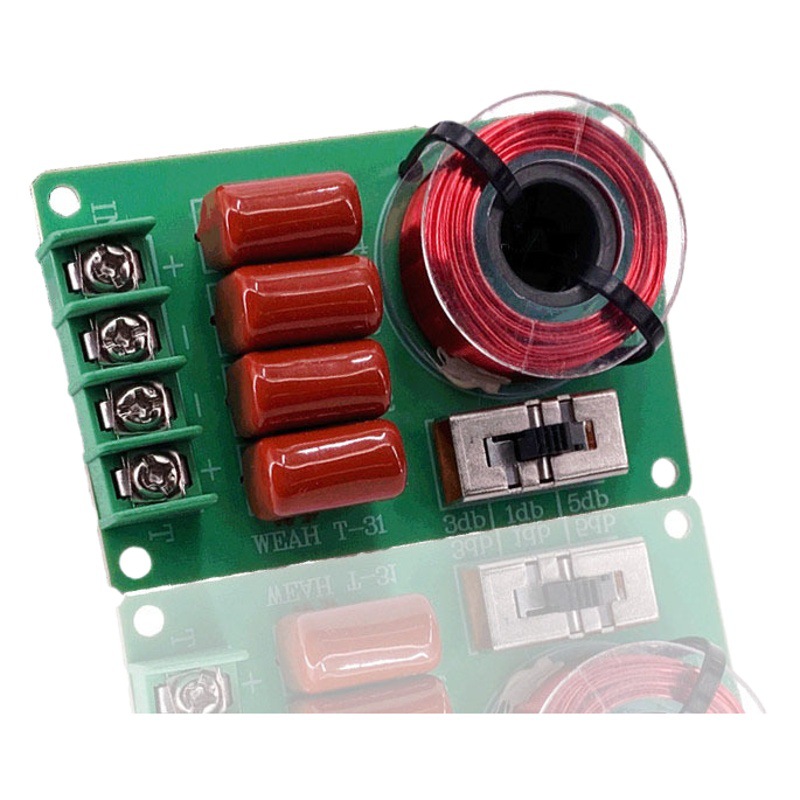 Puro agudos divisor de frecuencia multi-segmento ajustable Home Theater altavoz coche Crossover divisor