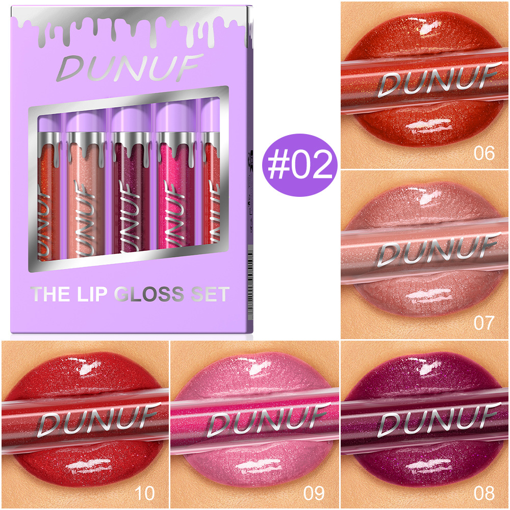 Check out DUNUF 5-tube Moisturizing, hydrating, glossy and easy-to-color lip gloss! Link Disclaimer - Foreign Trade Application Scenario