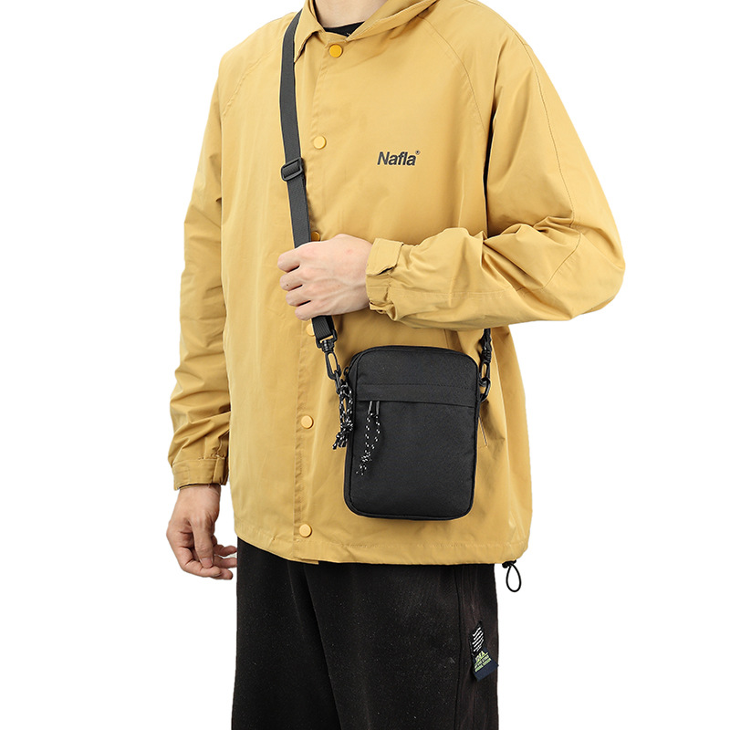 Transfronterizo nuevo bolso de hombro de los hombres de moda bolso de hombro de moda casual deportes de hombro mini bolsa de mensajero de la marca de moda