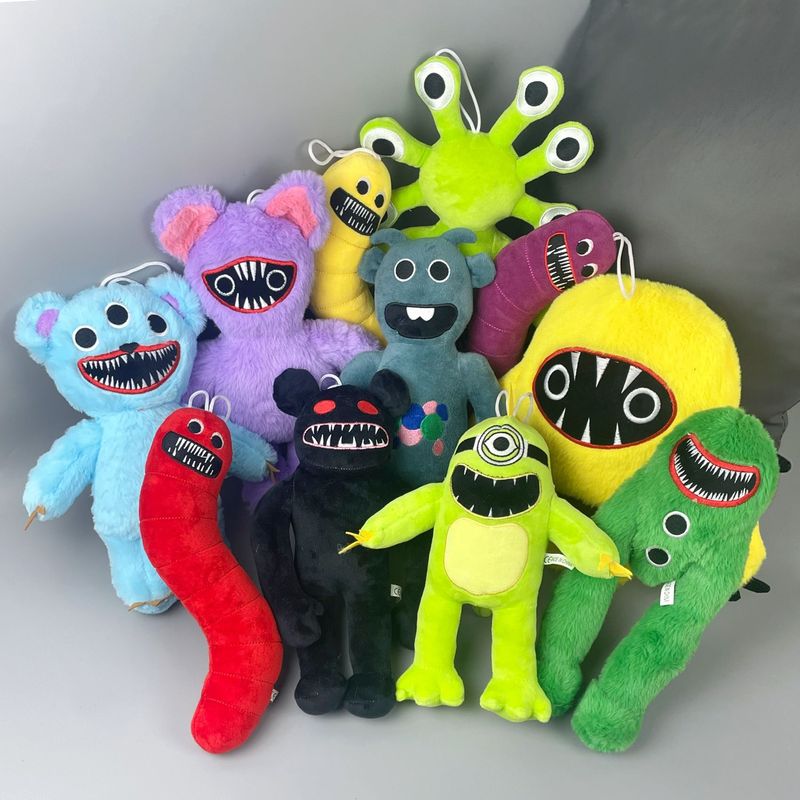 Cross-border new JOYVILLE Happy Valley monster doll tooth doll plush horror toy in stock Cross-border new JOYVILLE Happy Valley monster doll tooth doll plush horror toy in stock