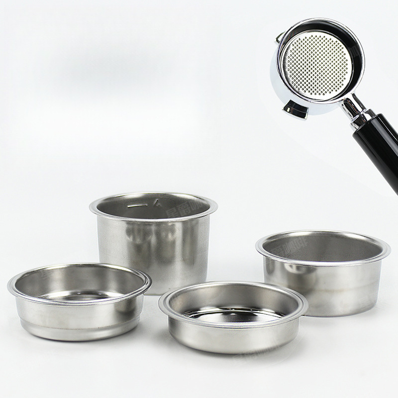 51mm Powder Bowl Coffee Machine Pressure-Free Powder Bowl Third Generation Delonghi Italian Cleaning Blind Bowl Pressurized Pressurized Bottomless Starting