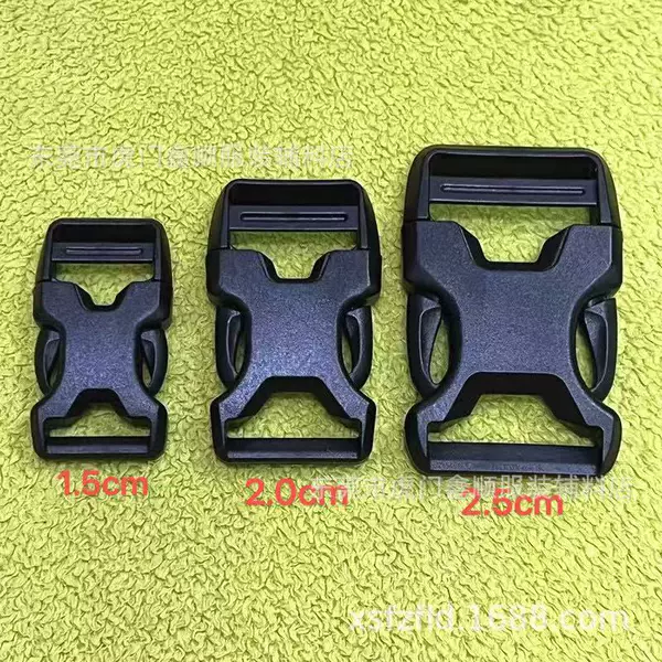 Manufacturer's New Multi-Size Plastic Buckle 1-Inch Male and Female Buckle 6-Point Plastic Adjustment Buckle 5-Point Plastic Buckle
