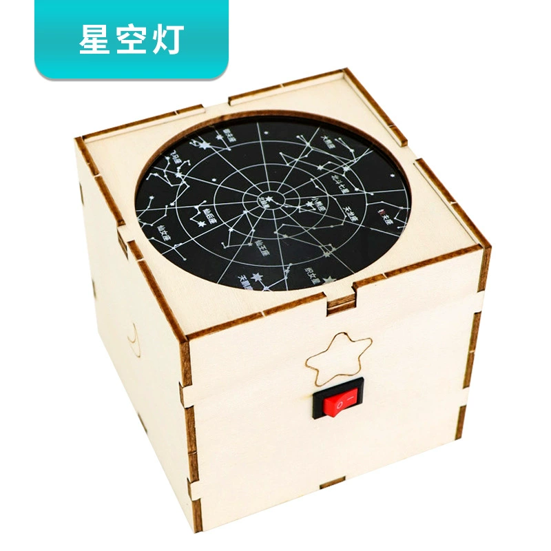 Набор для самостоятельной сборки проектора звездного неба, рукоделие, научно-технический проект для школьников и детей, эксперимент по созданию проектора созвездий.