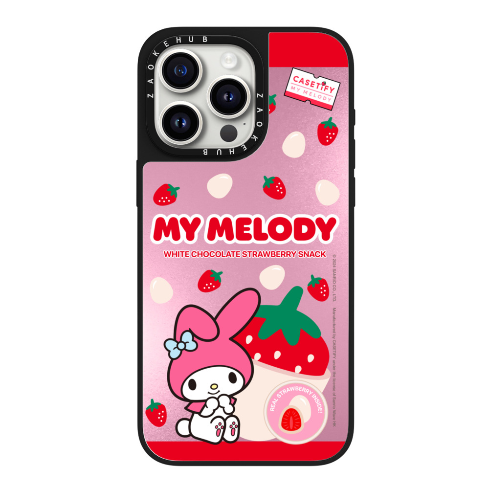 산리오 마이멜로디 거울 자석 아이폰 케이스 iPhone 16 Pro Max 15 14 하드 케이스