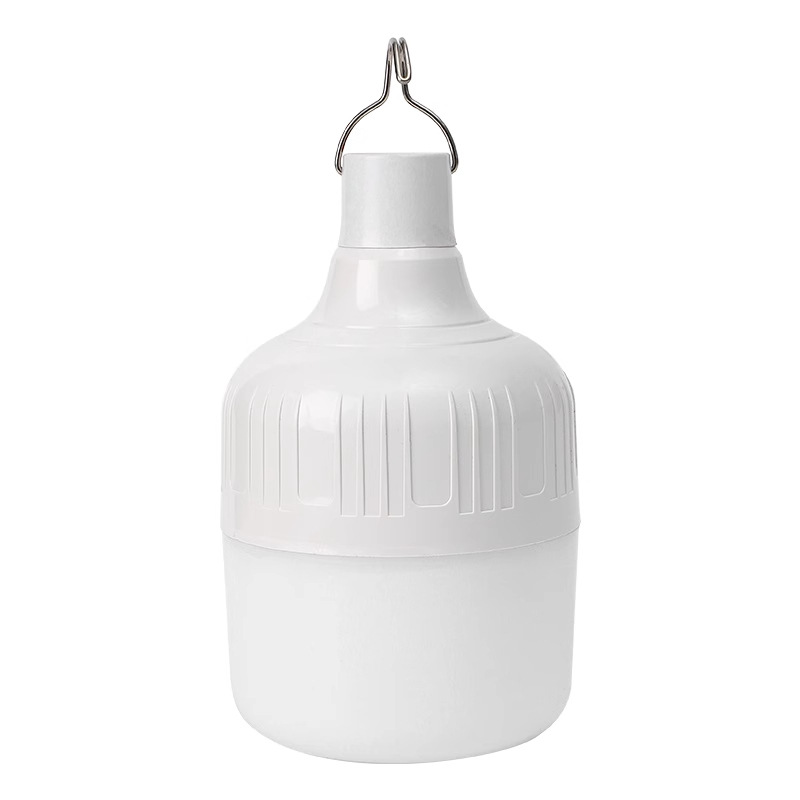 Bombilla de carga LED, puesto de mercado nocturno móvil para el hogar, iluminación de puestos, batería de larga duración, luces de campamento al aire libre de emergencia