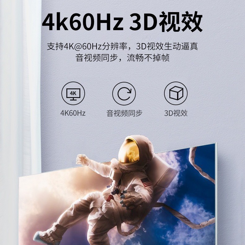 Type cはHDTVを回転して同じスクリーンの線の4k 60hzの高清のスクリーンの中継線のTypeCはHDTVのビデオの中継器を回転します。