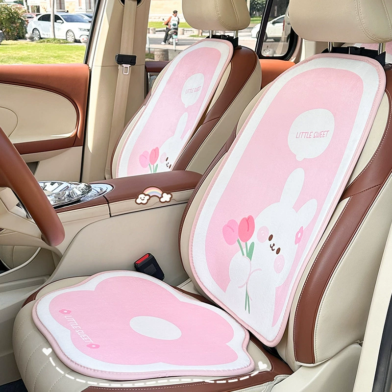 蓝雨 Cute comfortable plush keep warm neck pillow, chair with bow, with neck protection