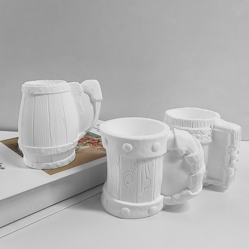 Jiahuimei yeso molde de silicona DIY jarrón de hormigón yeso casero taza epoxi suculentas maceta herramienta abrasiva