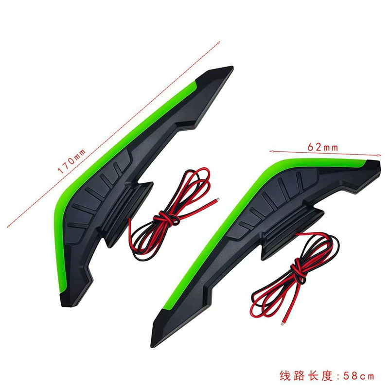 Modified electric car, universal LED lights with light, light strip, sticker