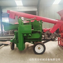 铲车上料大型玉米脱粒机多缸双桶免扒皮剥粒机 大产量打玉米机