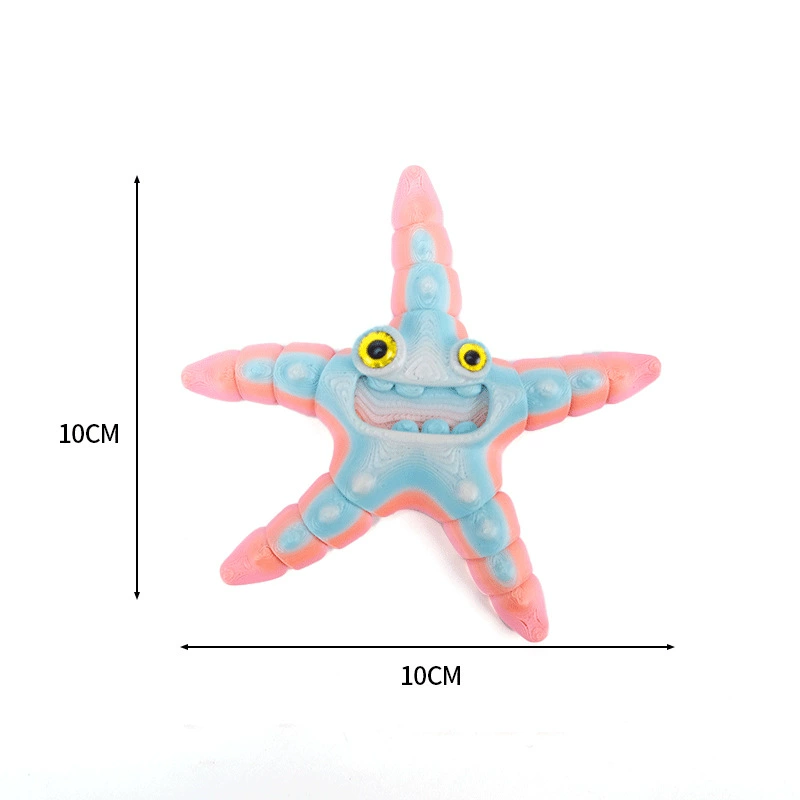 Милый мультяшный морской мини-фигурка, 3D, морская звезда