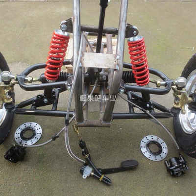 system with 4.00-10 tires, Motorcycle frame
