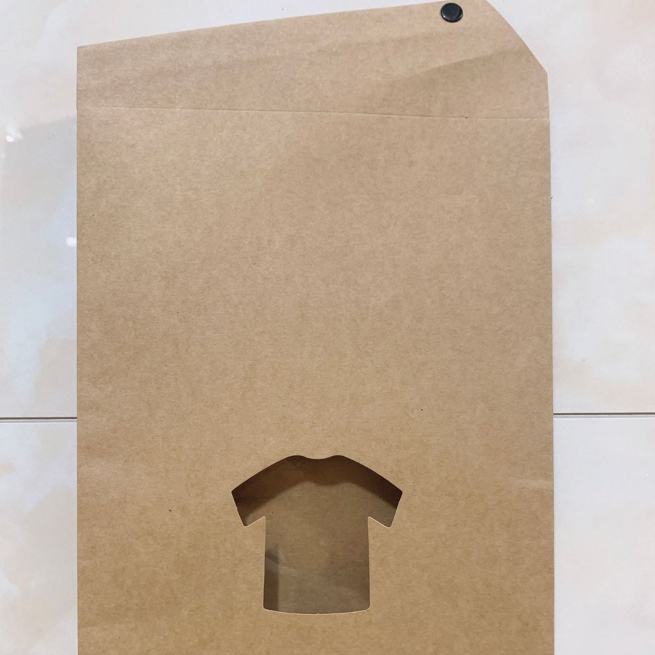 T恤包装袋 牛皮纸服装包装纸袋