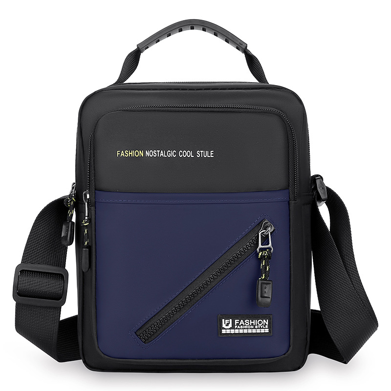 Bolso de hombro para hombre de nuevo estilo bolso de tela Oxford ligero bolso de viaje deportivo de ocio simple y versátil bolso de mensajero de moda marea