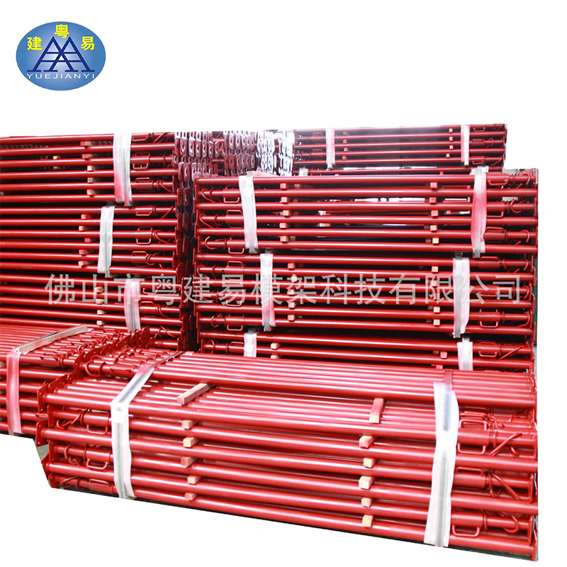 佛山厂家直供可调式钢支撑-单支撑蝴蝶扣斜支撑厂家直销-现货充足