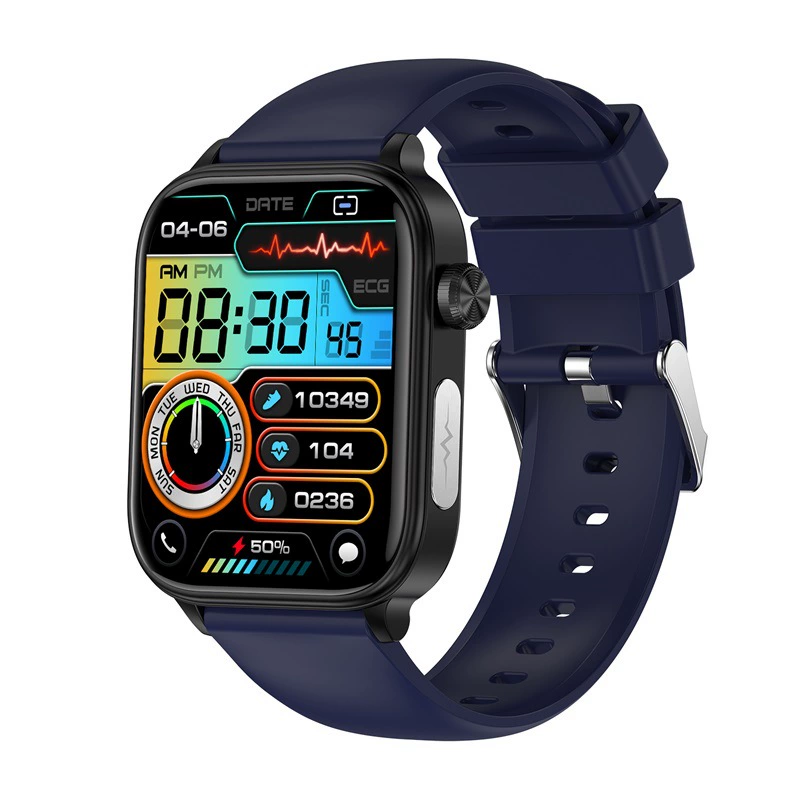2024 New ET570 Smart Watch ECG ECG Bluetooth Call AMOLED Micrological Emotional Function