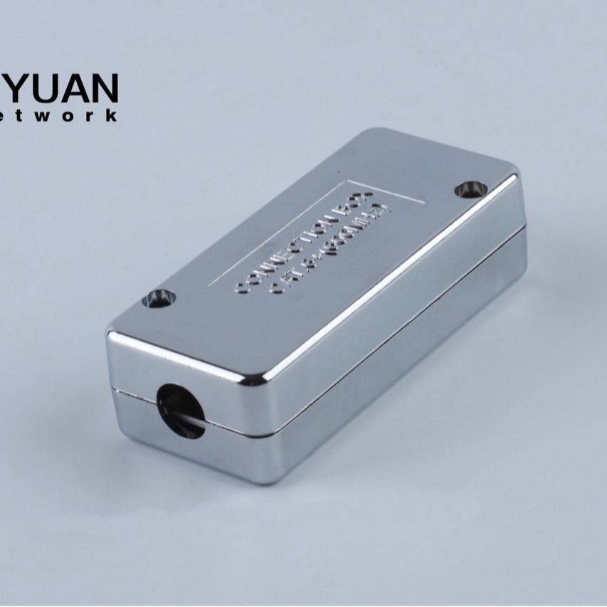 CAT6 CAT6A屏蔽网线延长线连接盒两头打线接线盒 两边打线连接器