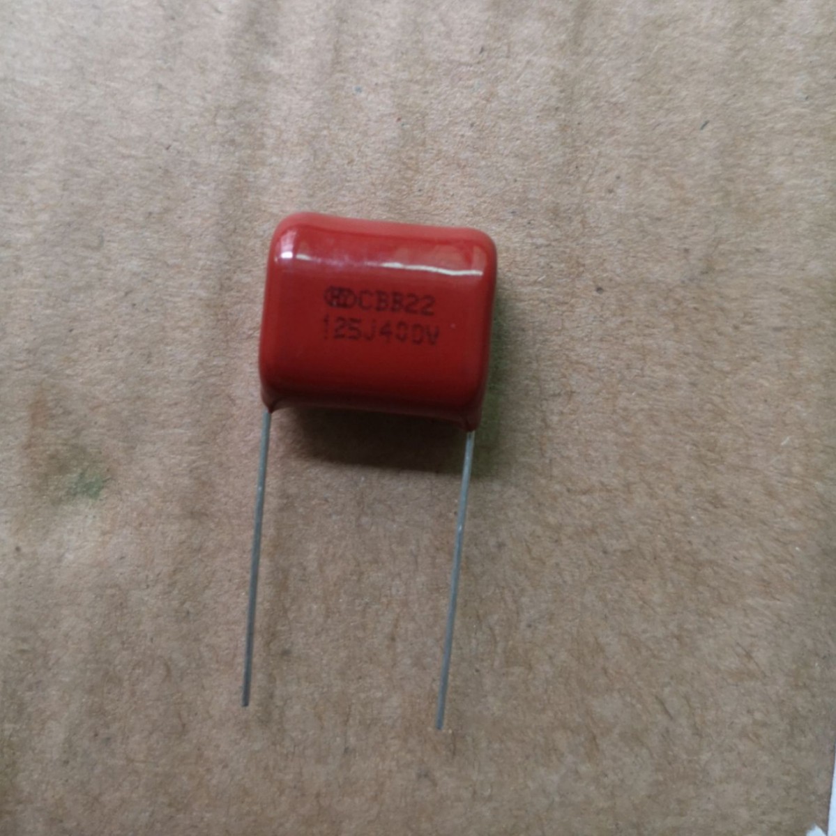 全新CBB电容 125   1.2uf   400V 薄膜电容 脚距：15mm