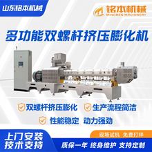 多功能双螺杆挤压膨化机早餐谷物生产玉米片膨化双螺杆挤压膨化机