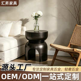 沙发边几定制不锈钢金属小家具酒店卧室床头小茶几不锈钢角几定做