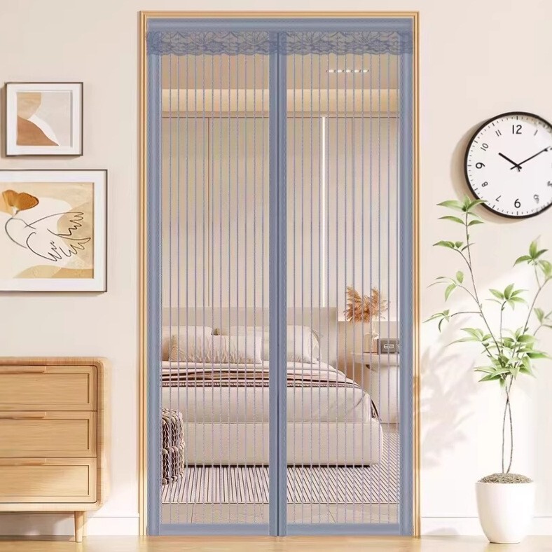 2026 New Model Mosquito-Proof Door Curtain with Full Magnetic Strip, Diamond Mesh Screen Door for Bedroom, Home Use, No-Drill Installation Magnetic Screen Door 2026 New Model Mosquito-Proof Door Curtain with Full Magnetic Strip, Diamond Mesh Screen Door for Bedroom, Home Use, No-Drill Installation Magnetic Screen Door