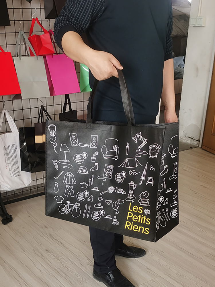 无纺布袋子60*45*26横款加厚打包袋百货图案礼品袋手提包装袋特惠