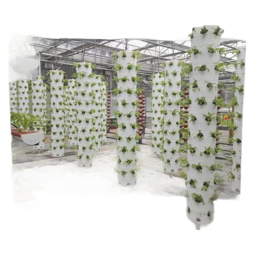Torre de plantación hidropónica, tanque de cultivo sin suelo, tanque hidropónico, instalaciones de plantación de invernadero, marco de plantación de cultivo tridimensional