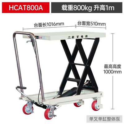 Avtomobil fırlanan platformaları, Platform Truck with Hydraulic - hcat800a