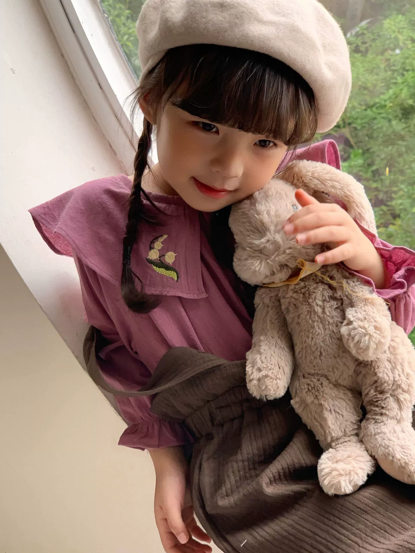 麦田季 Spring autumn doll, детская рубашка, корейский стиль, Южная Корея, с вышивкой