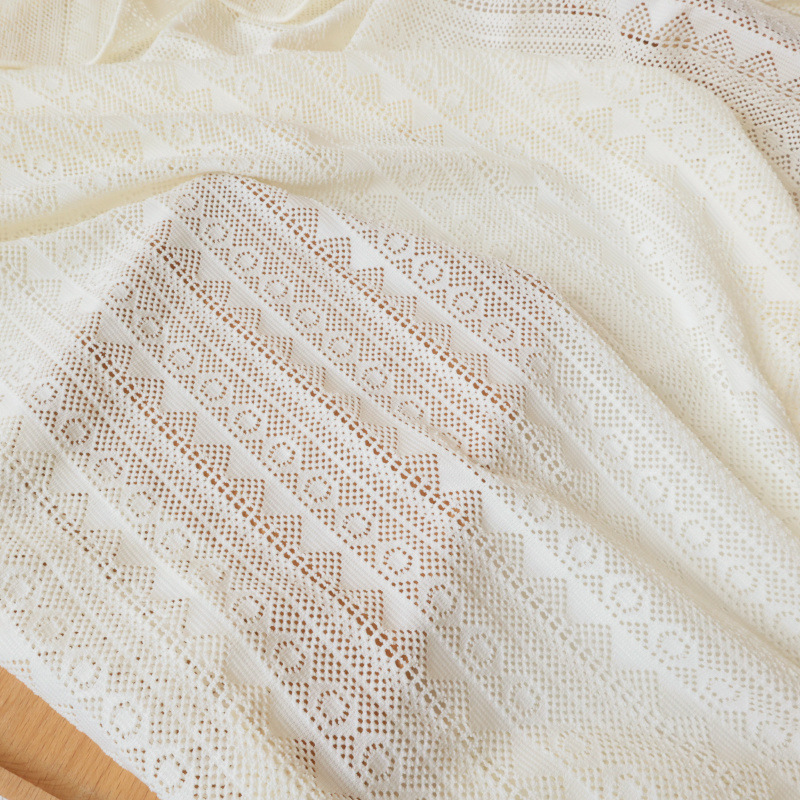 清仓白色蕾丝布料舞台婚礼纱幔台窗帘甜品桌布网纱婚庆道具包邮