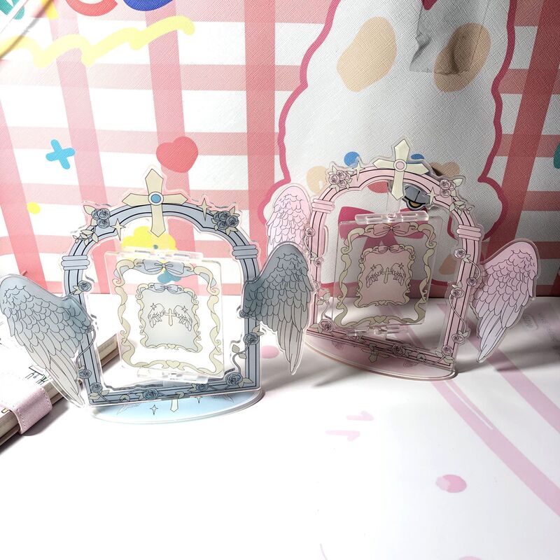 Angel Kiss no attribute rotatable photo frame peripheral acrylic decoration small card standing card niche card standing card
