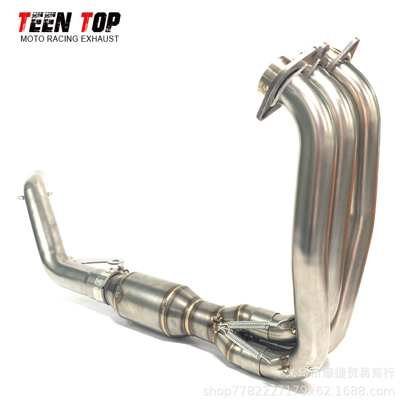 Suitable for Motorcycle Dongfeng 675Sr-R Modified Exhaust Pipe 675Nk Stainless Steel Front Exhaust Pipe 51mm