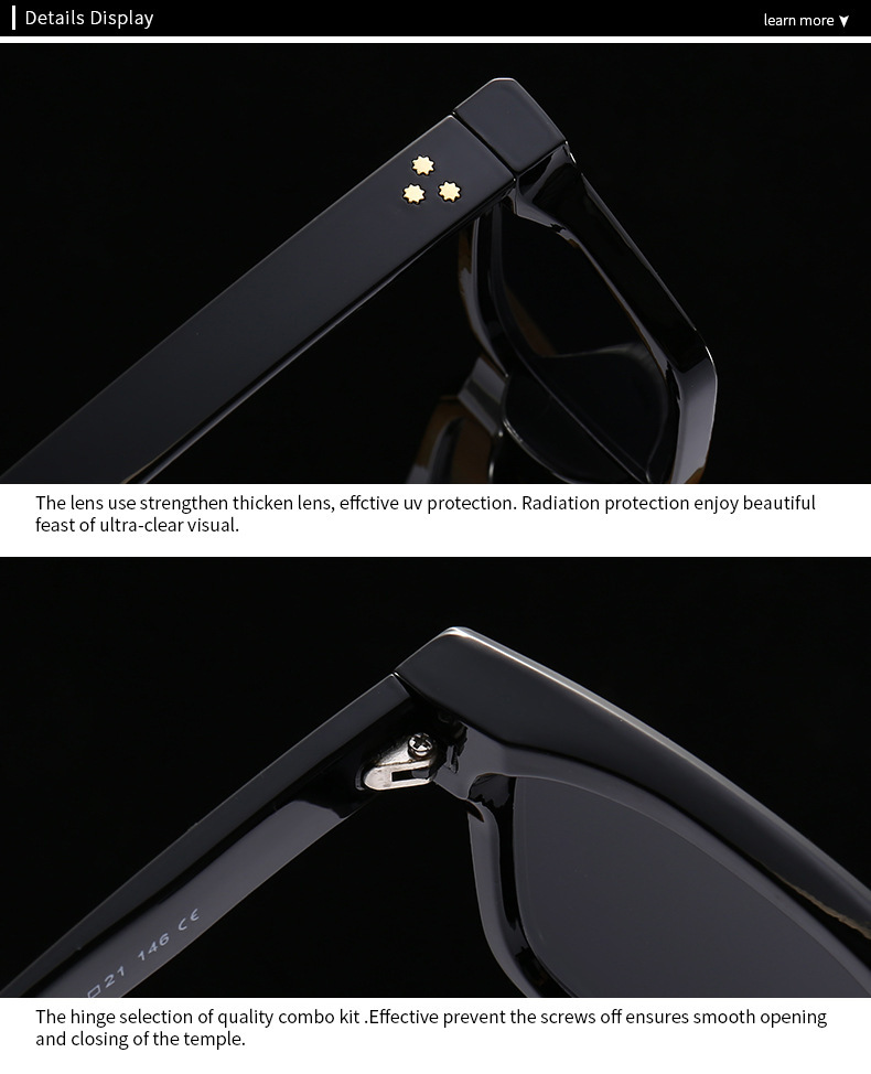 Lunettes de soleil œil de chat angulaires transfrontalières spéciales, jambes de miroir rétro modernes, lunettes de soleil décoratives guépard sautant 6025_voghion.com