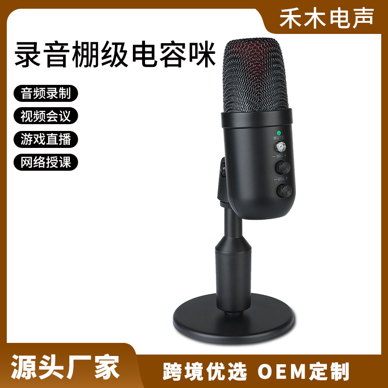 USB capacitor microphone karaoke compute...