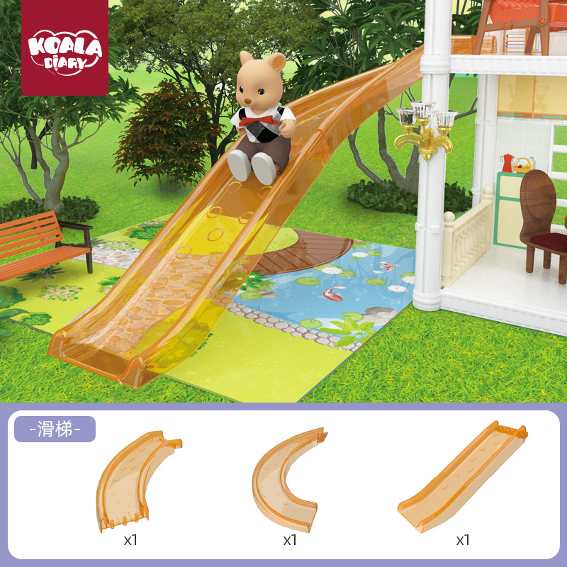 Koala diario Venta caliente mini simulación cocina juego casa juguete miniatura escena muñeca casa dormitorio accesorios bolsa