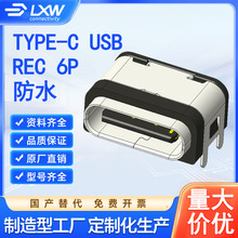 �B����TYPE-C USB REC 6P �����⚤��DIP�_��ˮIPX7 USC-006-0004