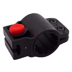 Bicycle Rack Steel Cable Lock Bracket Fixed Frame Road Mountain Bike Lock Universal Seat Post Mount Lock Installation Bracket Single Bike Accessory