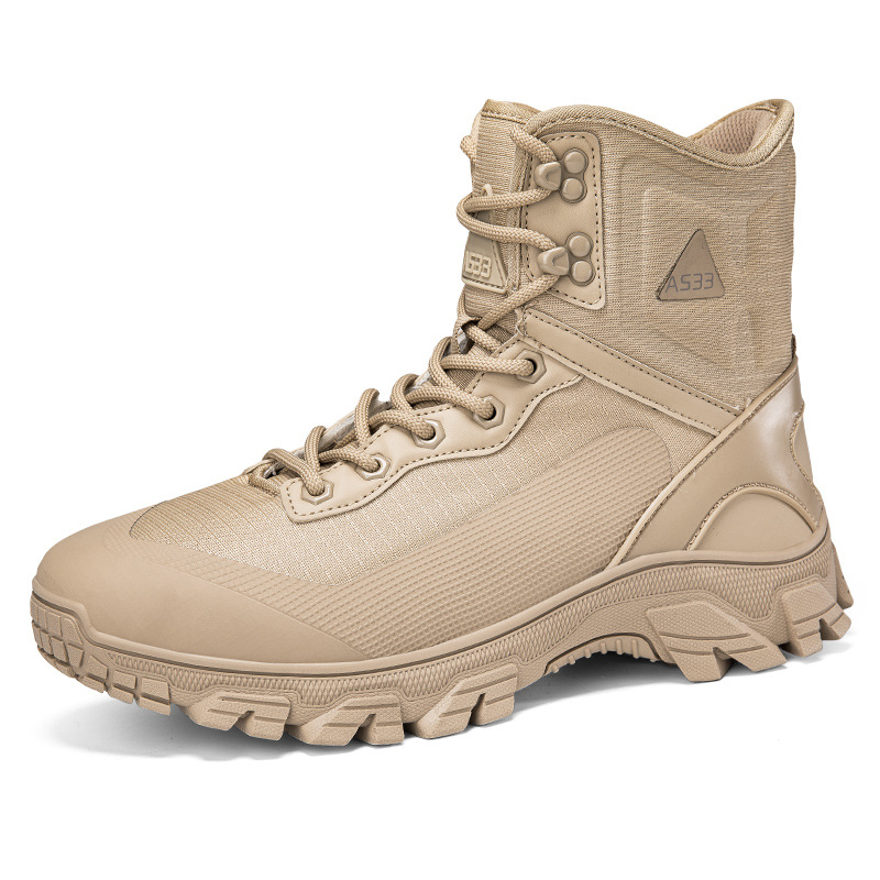 Ventas directas de fábrica Botas del desierto al aire libre Botas militares de fuerzas especiales de gran tamaño transfronterizas para hombres