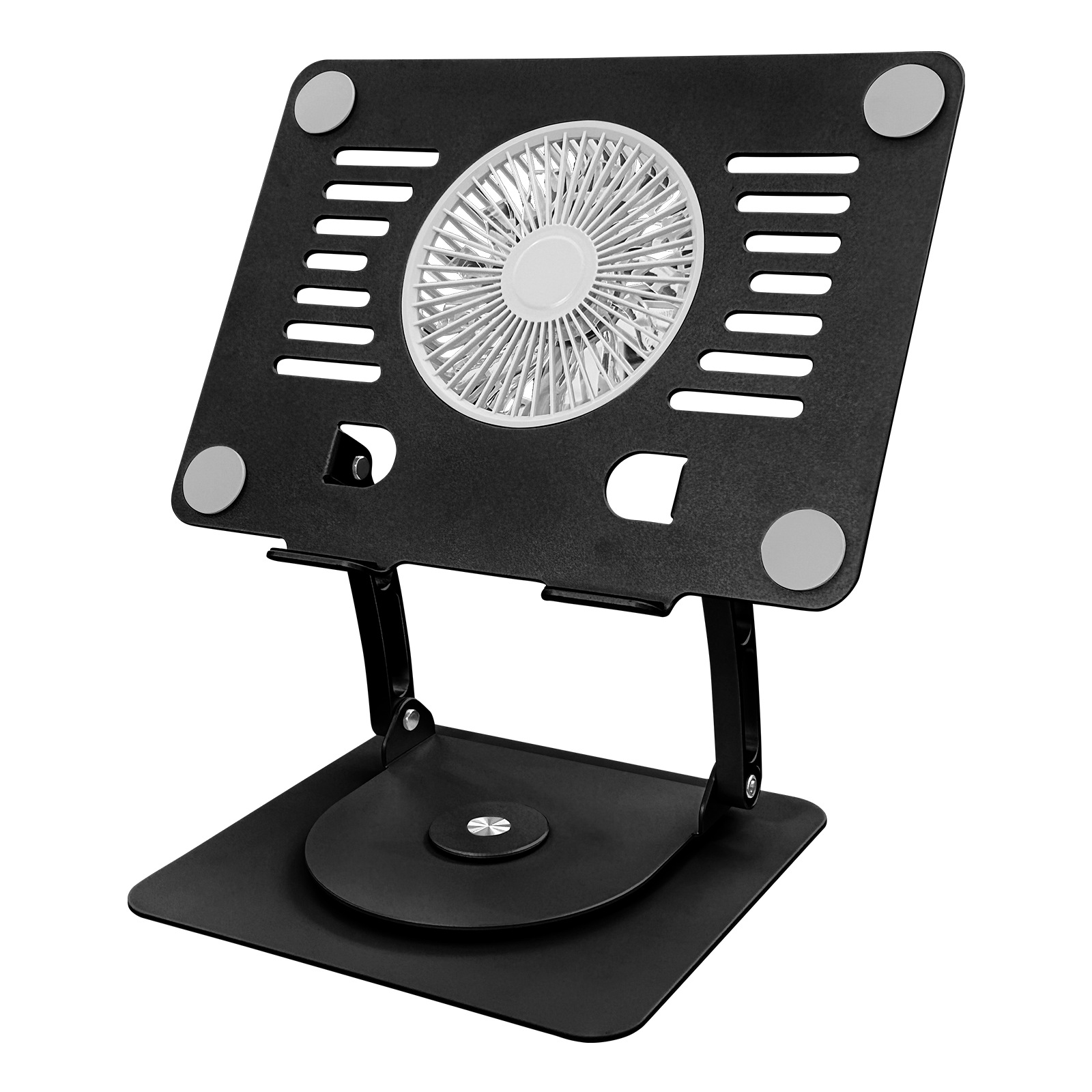 Nuevo elevador de metal plegable de doble capa base de rejilla de enfriamiento escritorio Laptop soporte para computadora tableta soporte para computadora portátil