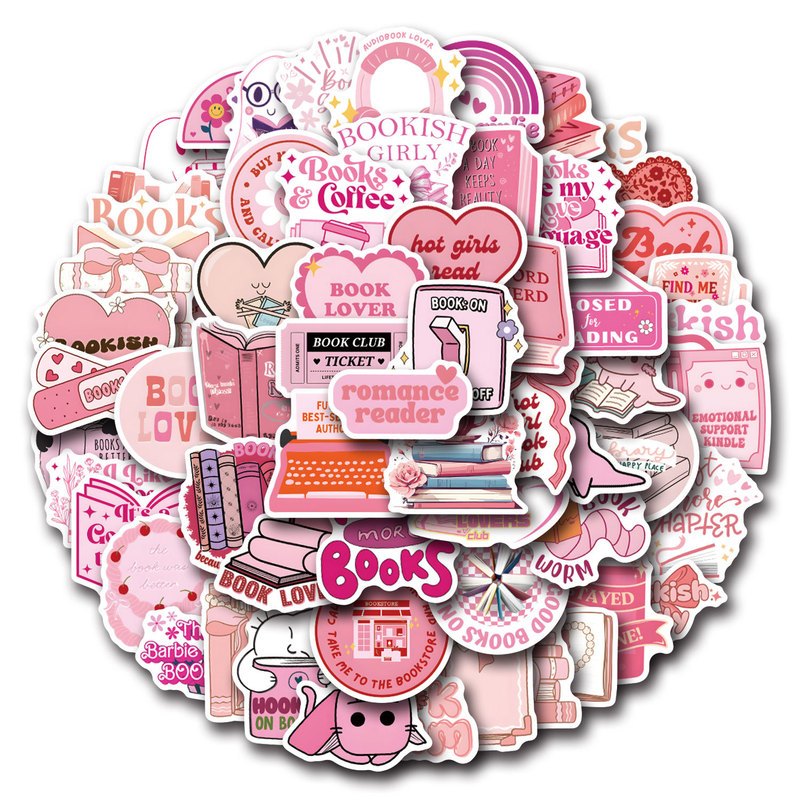 60 new pink bookish pink nerd cross-border graffiti stickers diy decorative notebook mobile phone 60 new pink bookish pink nerd cross-border graffiti stickers diy decorative notebook mobile phone