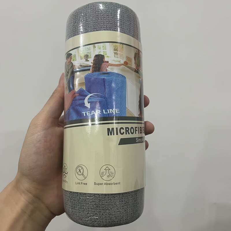 Cross-Border Hot-Selling Tear-Off Car Cleaning Towel Roll, Reusable Tear-Off Cloth, Washable Scouring Pad Cross-Border Hot-Selling Tear-Off Car Cleaning Towel Roll, Reusable Tear-Off Cloth, Washable Scouring Pad
