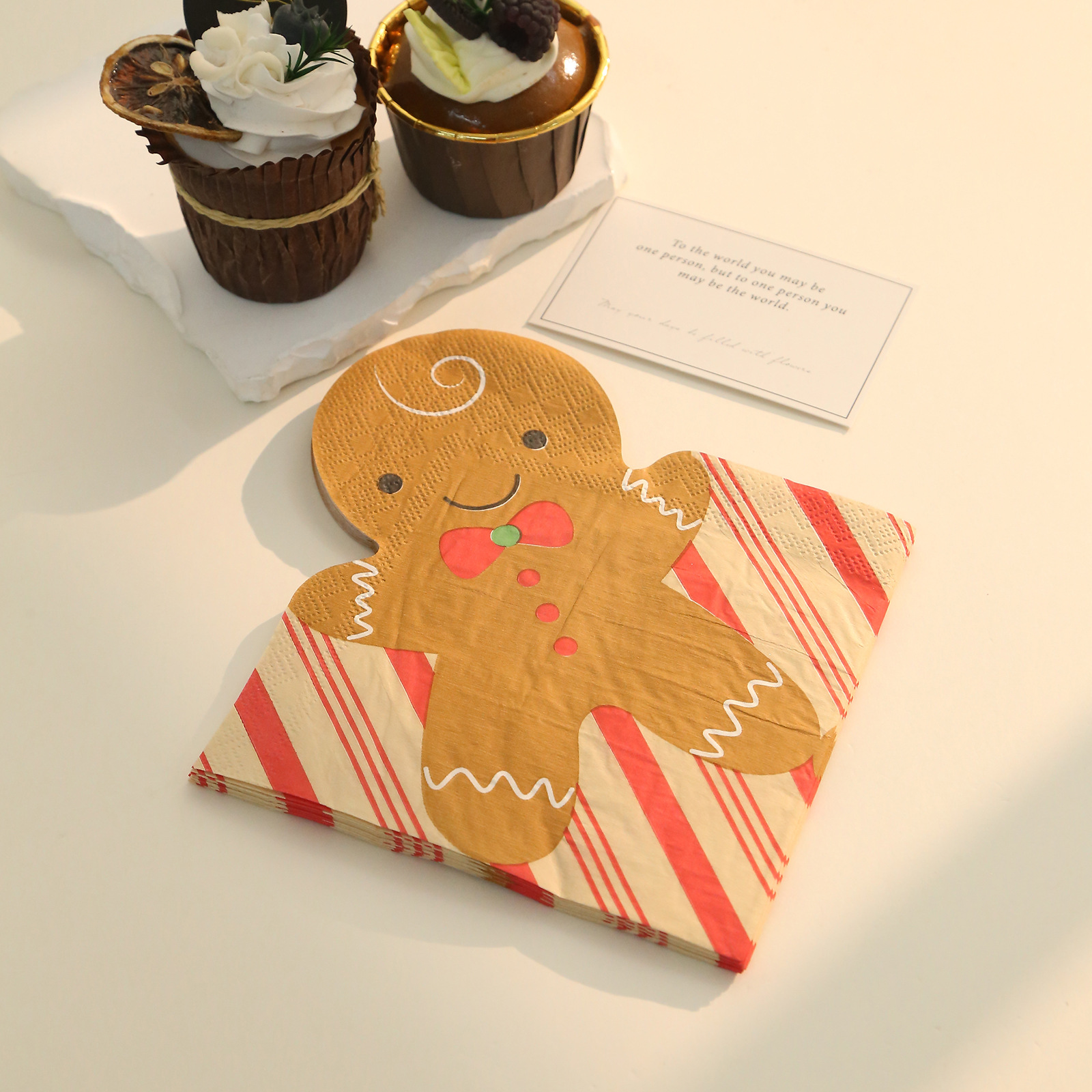 Transfronterizo nuevo plato de papel desechable taza de papel dorado decoración suministros traje de Navidad tema Fiesta vajilla