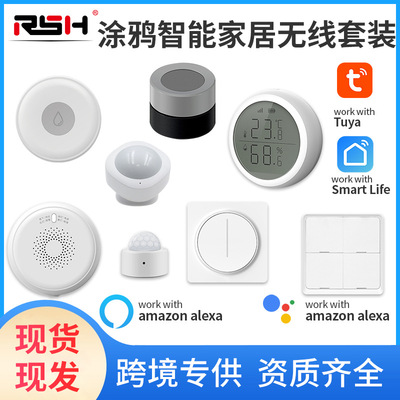 Graffiti intelligence Home Furnishing suit zigbee wireless switch Smoke Alarm Natural gas testing sensor