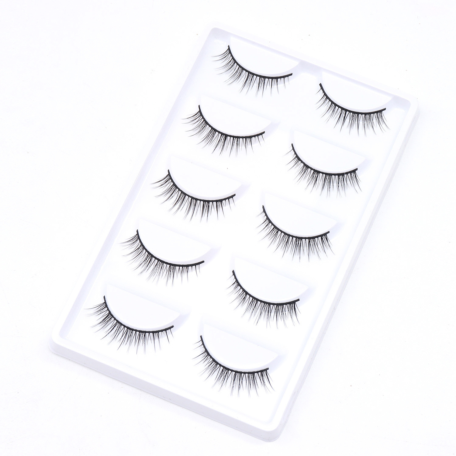 Wangwang Dog Dog Black Terrier Cómics Ojos Pequeños Demonios Pestañas postizas Barbie Mestizo Eyes Simulación natural Transfronterizo