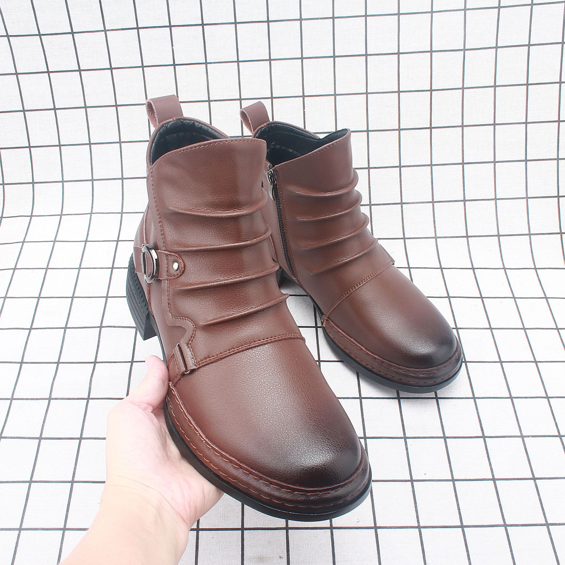 �¿���ѥ�ﶬ����Ь�ж���ŷ��ѥ�Ӹ߰�Ӣ������ѥ��1290