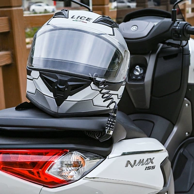 Telescopic Steel Wire Lock Cow — Motorcycle Lock