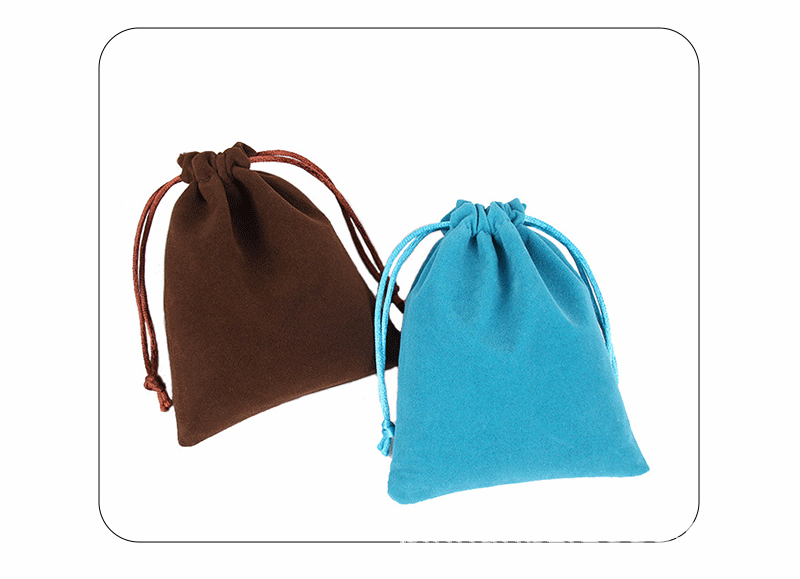 Simple Style Solid Color Cloth Jewelry Packaging Bags display picture 1